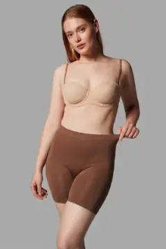 Yüksek Bel Dikişsiz Şekillendirici Kadın Orta Boy Boxer 2002