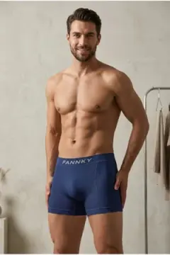 Erkek Casual Comfort Günlük Lacivert Boxer