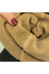 Korselines Sıcak Tutan ve Sıkılaştıran Dokuma Termal İçi Peluş Çorap