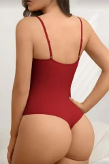 örme kumaş zıbın string model toparlayıcı body 9052 Kırmızı