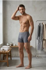 Erkek Casual Comfort Günlük 2 Li Boxer Ten
