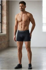 Erkek Trend Nefes Alan Relaxed Siyah Boxer