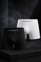 Erkek Rahat Esnek Seamless 2 Li Boxer Çok Renkli