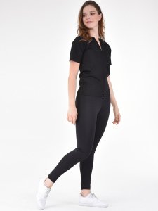 Agraflı Termal Tayt ve Fermuarlı Üst (Takım)