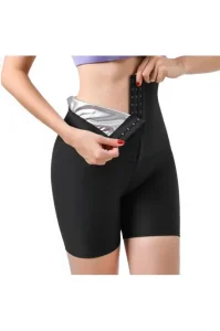 Agraflı Termal Sauna Şort