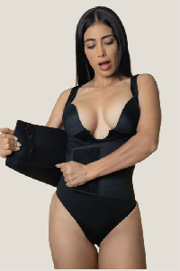 İnceltici Fitbody Siyah Kum Saati Korse